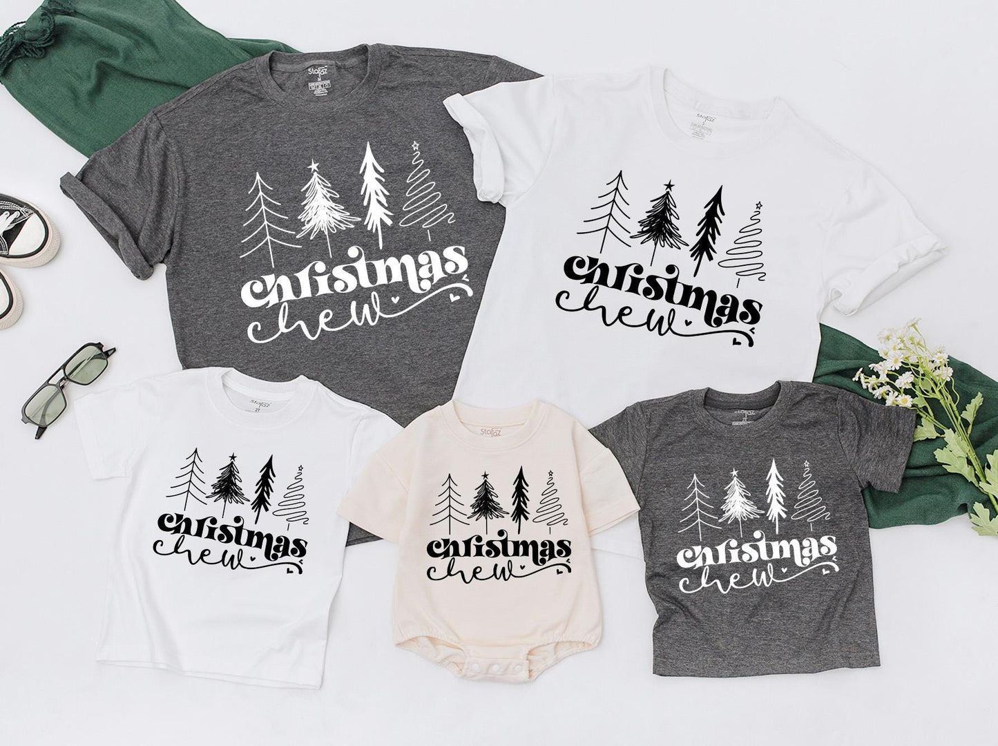 Matching Family Christmas Shirts, Toddler & Baby Holiday Outfit