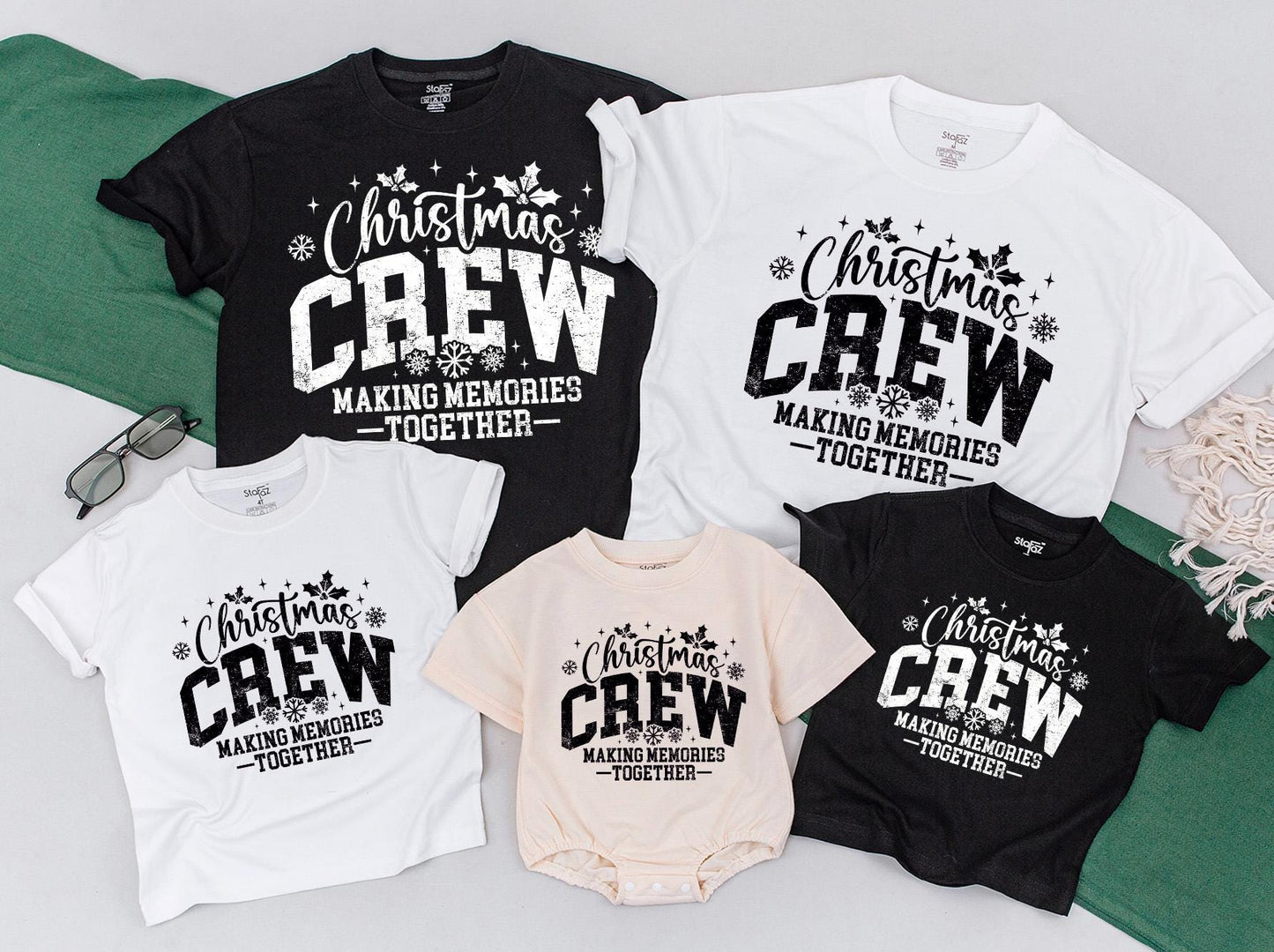 Family Christmas Shirts, Matching Outfits, Holiday Baby Romper Gift