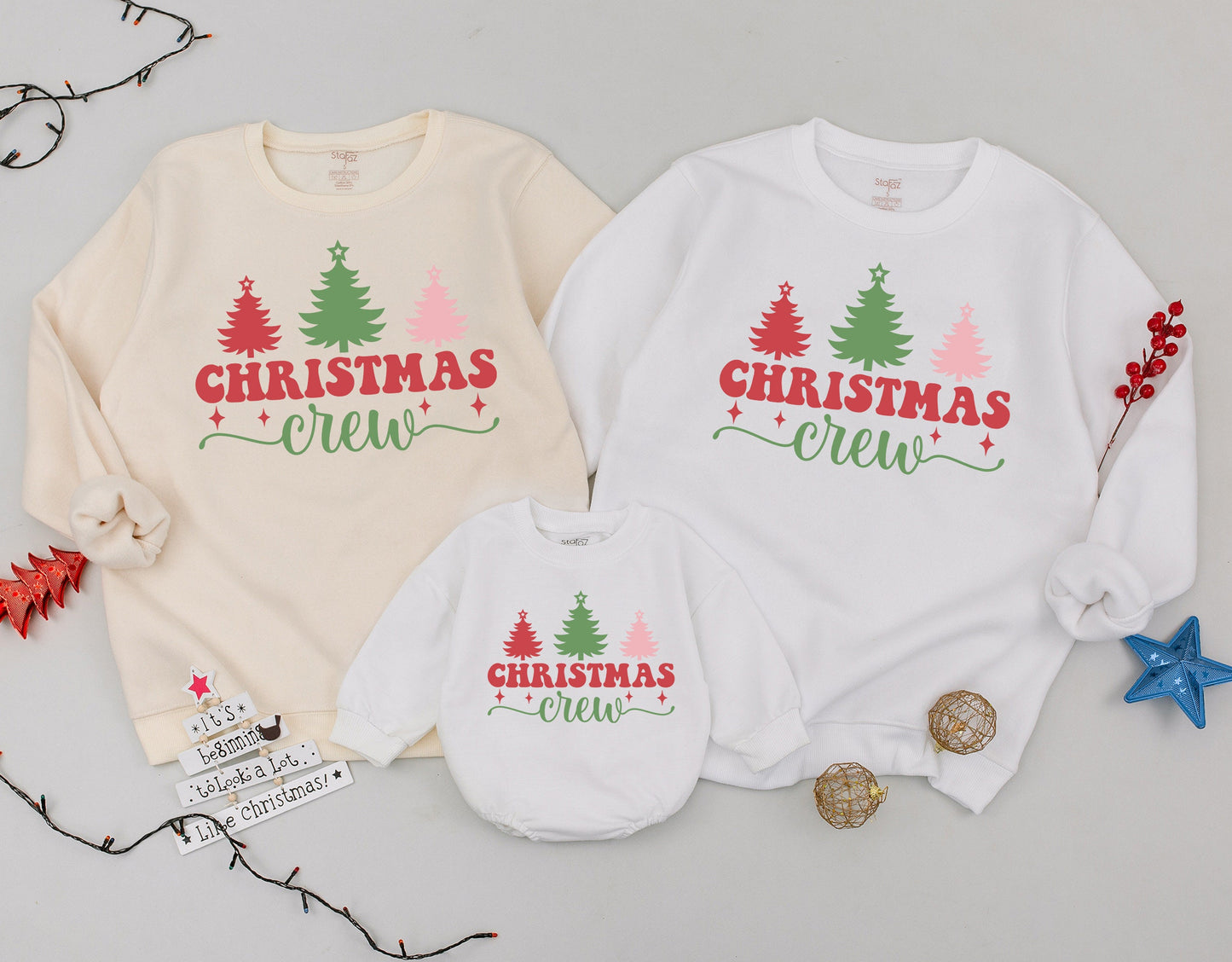 Title: Matching Christmas Sweaters for Families - Festive & Personalized