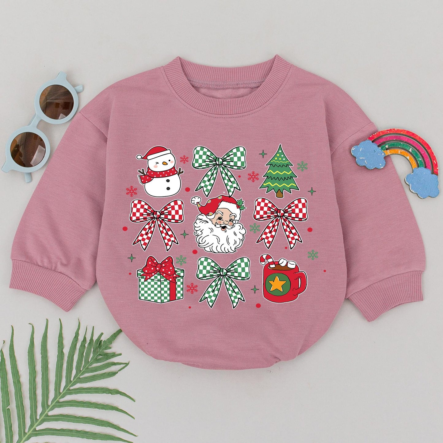 Festive Baby Romper: 1st Christmas, Santa Outfit & Shower Gift