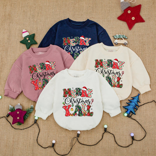 Christmas Baby Bodysuit: Santa Bubble Romper & Cozy Baby Outfit