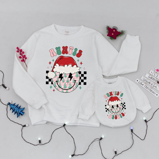 Auntie & Niece/Nephew Matching Christmas Sweaters – Trendy Gift