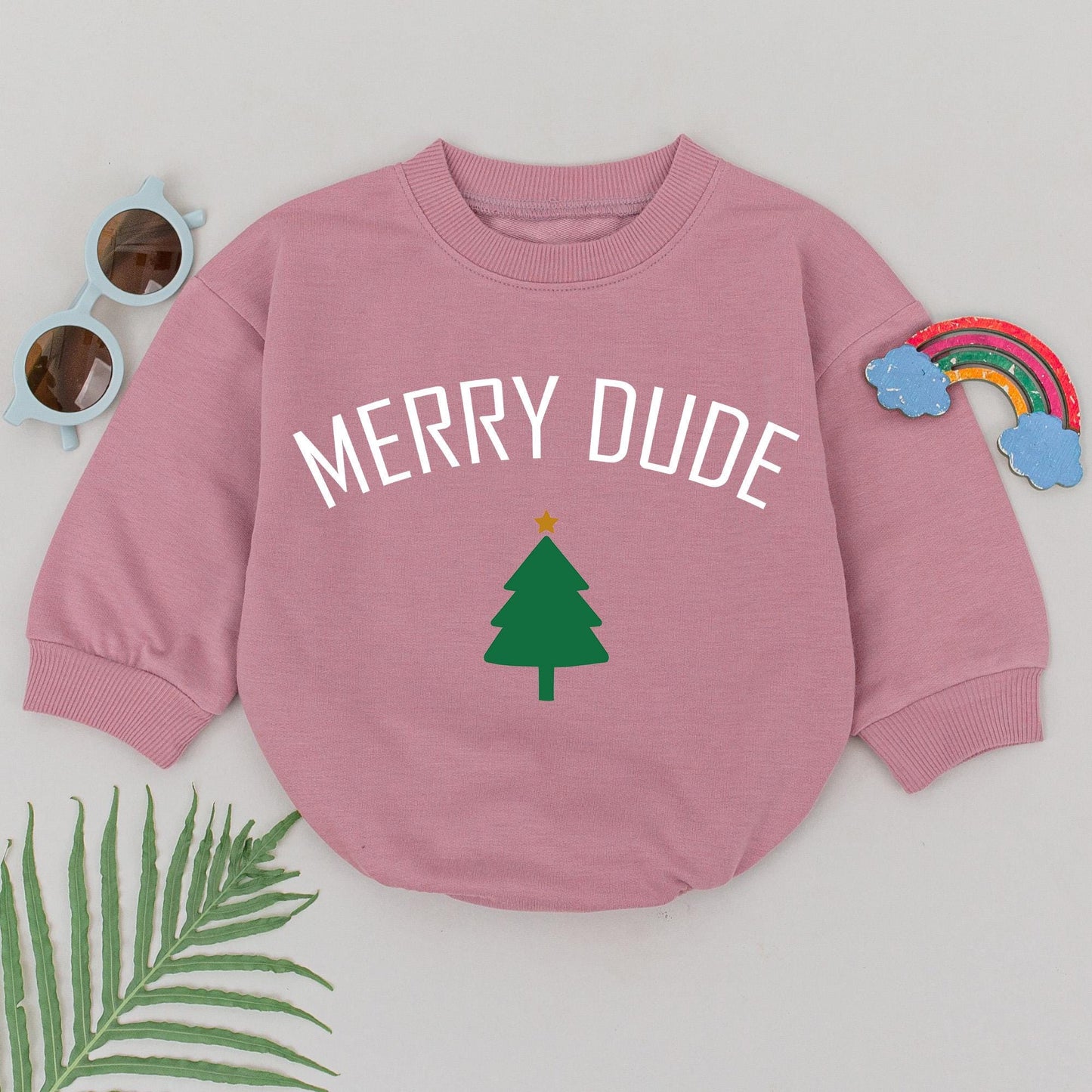 Festive Baby Romper for First Christmas & Baby Shower Gift