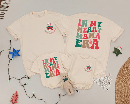 Groovy Vintage Christmas Shirts for Moms & Kids – Family Holiday Set