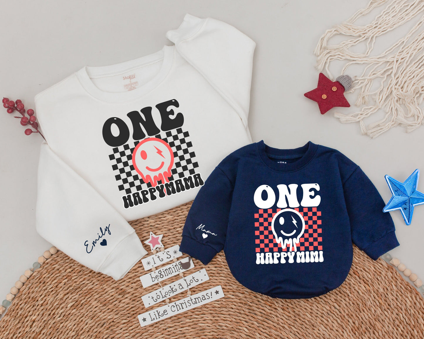 Happy Dude 1st Birthday Shirt & Family Matching Outfits, Gift Idea