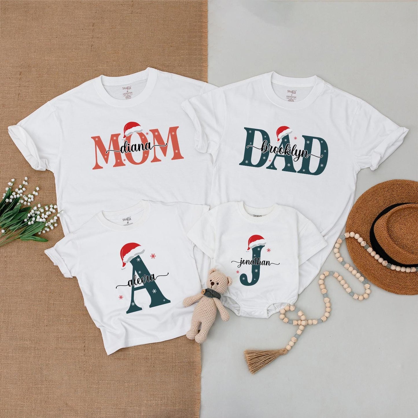 Festive Family Matching Outfits: Mom & Baby Christmas Shirts & Gifts