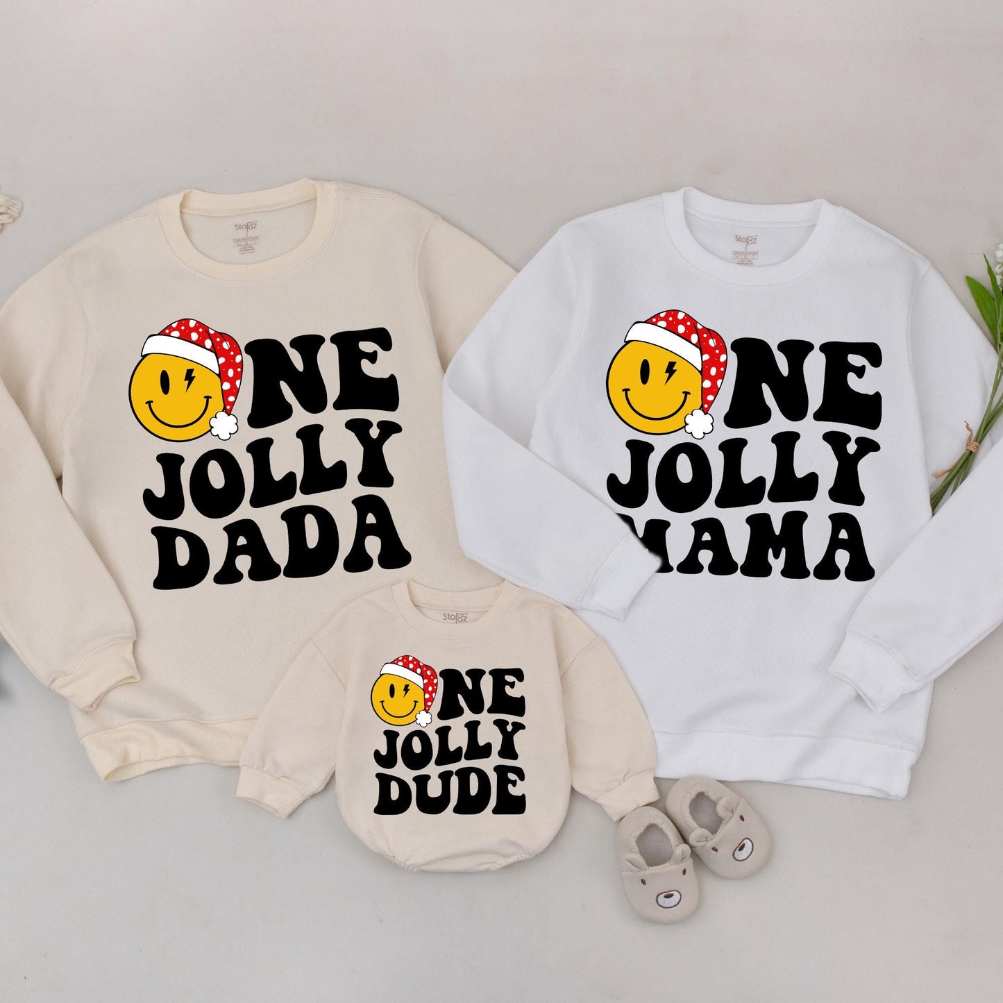Festive Family Christmas Sweatshirts: Matching, Mommy & Me Outfits