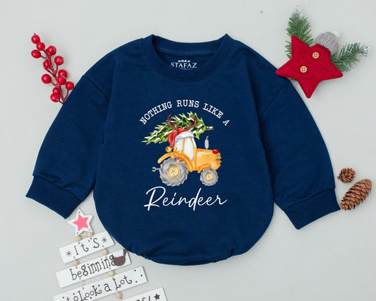 Baby Reindeer Christmas Bodysuit: Unique Holiday Outfit & Gift