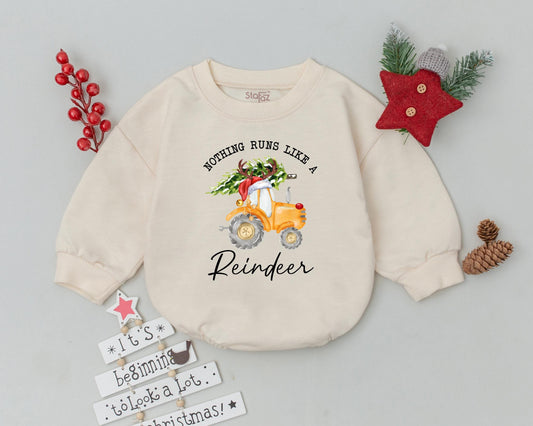 Baby Reindeer Christmas Bodysuit: Unique Holiday Outfit & Gift