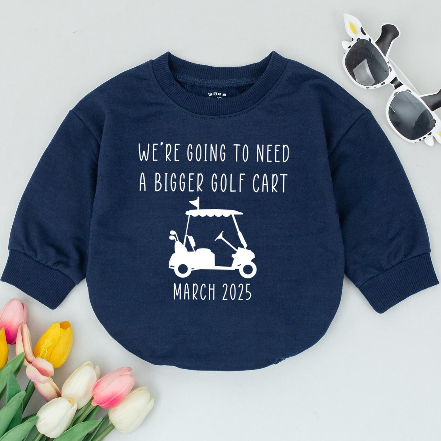 Nautical Baby Romper: Fun Pregnancy Reveal & Baby Shower Gift