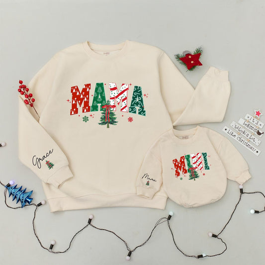 Matching Christmas Sweaters for Mom and Baby - Trendy Holiday Gift