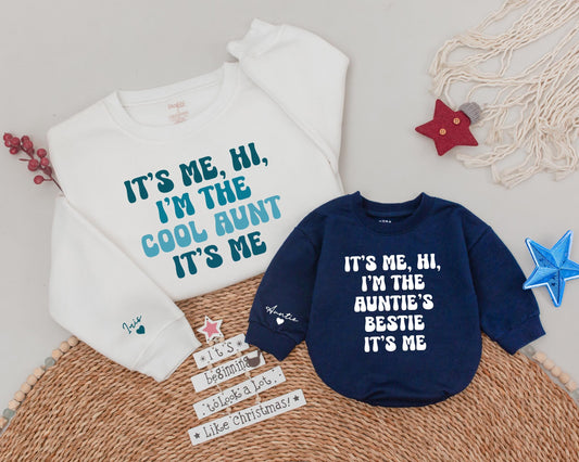 Matching Aunt and Baby Shirts, Perfect New Aunt Gift Set