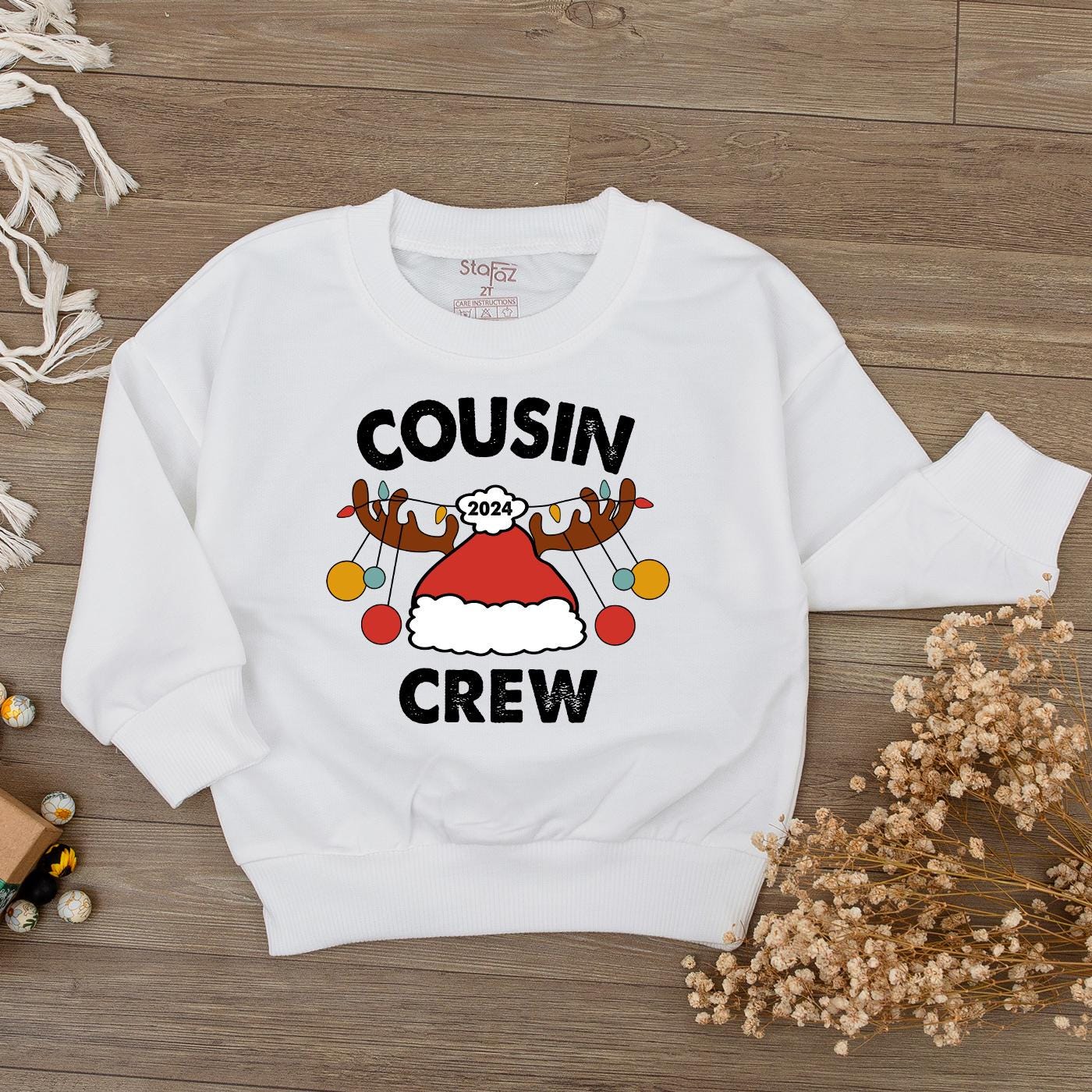Festive Baby Bodysuit: Cousin Crew Xmas Outfit for Boys & Girls