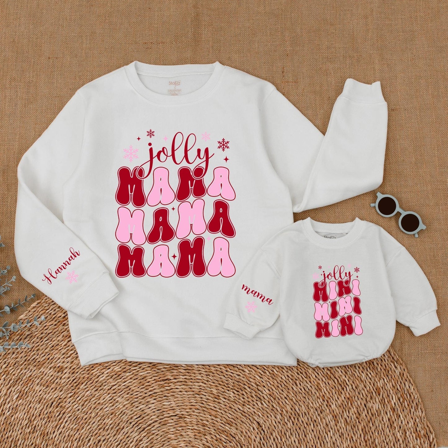 Matching Christmas Sweatshirts for Mama and Mini – Perfect Gift Idea