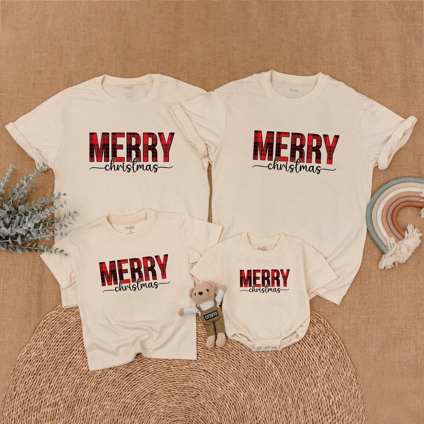 Matching Family Christmas Shirts - Perfect for Photoshoots & Gifts