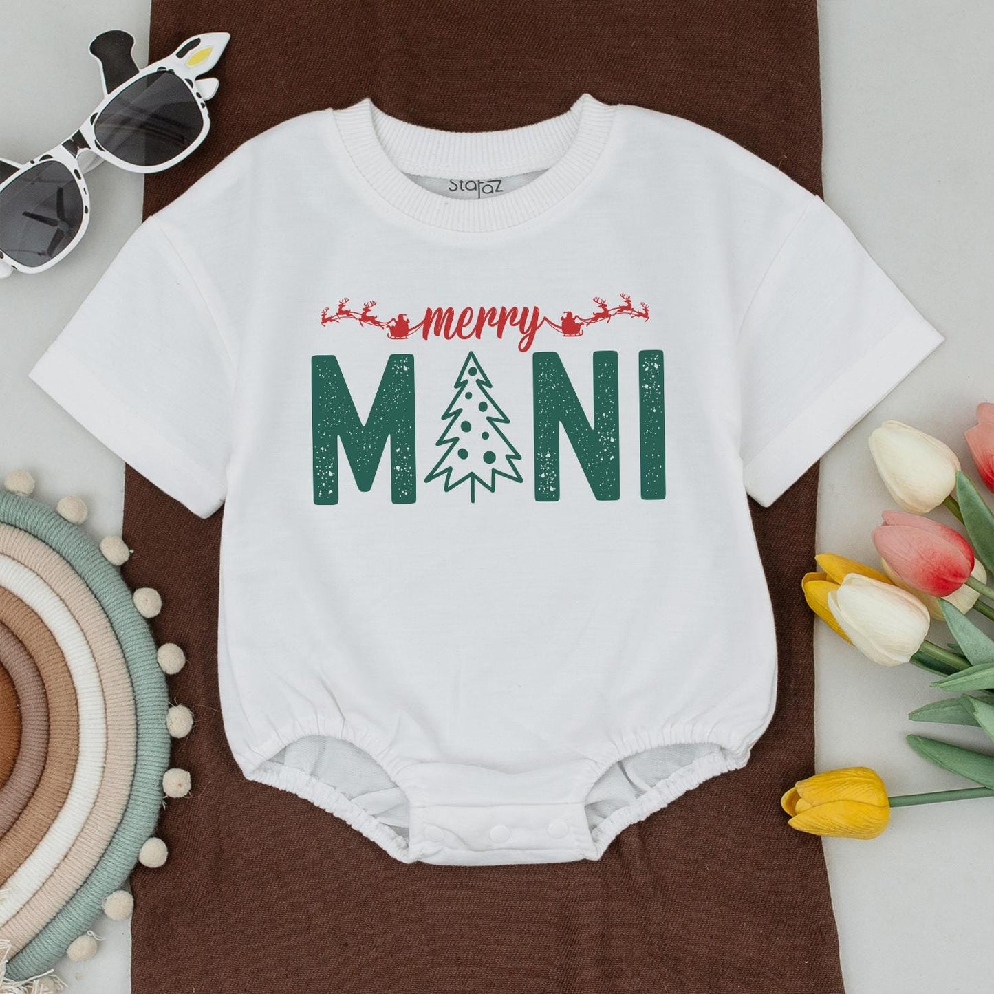 Merry Christmas Family Matching Shirts: Mama, Mini & More! Santa Sleigh Outfit, Cute Holiday Tee, Soft Cotton Blend, Festive Xmas Party, Baby Toddler Clothes