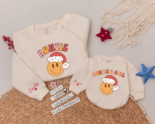 Auntie Claus Christmas Sweatshirt: Festive Holiday Gift for Aunts