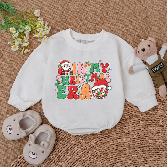 Chic Bubble Romper & Coquette Christmas Outfits for Baby's 1st