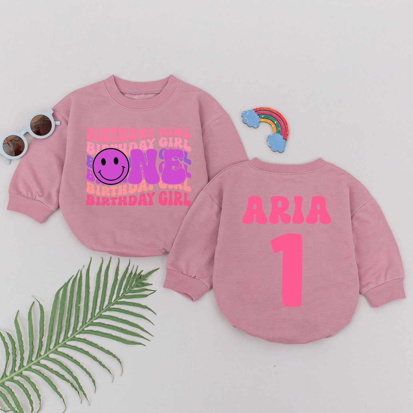 1st Birthday Bubble Romper - Personalized Baby Shower Gift Outfit