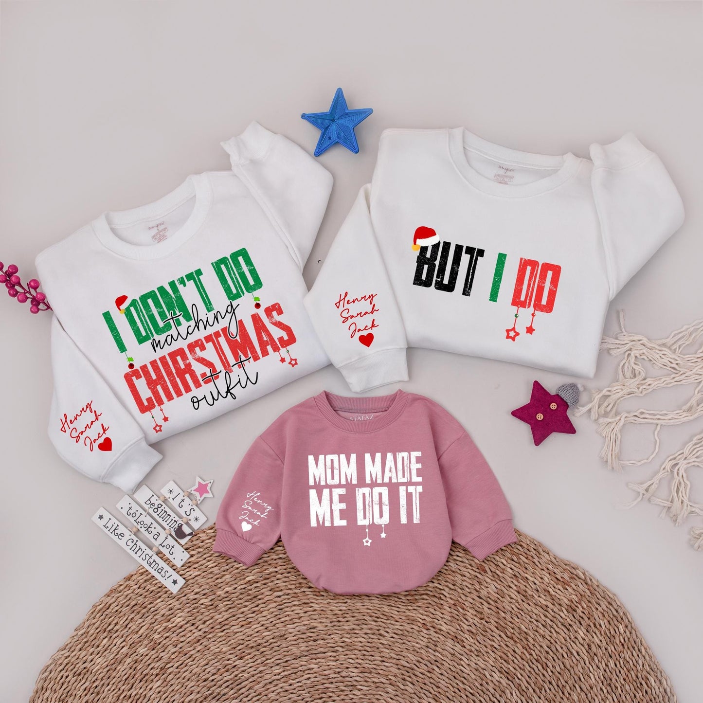Matching Christmas Family Sweatshirt - Fun & Unique Holiday Outfit