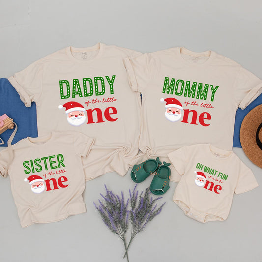 Matching Christmas Family Shirts: Baby's First Xmas Holiday Tees