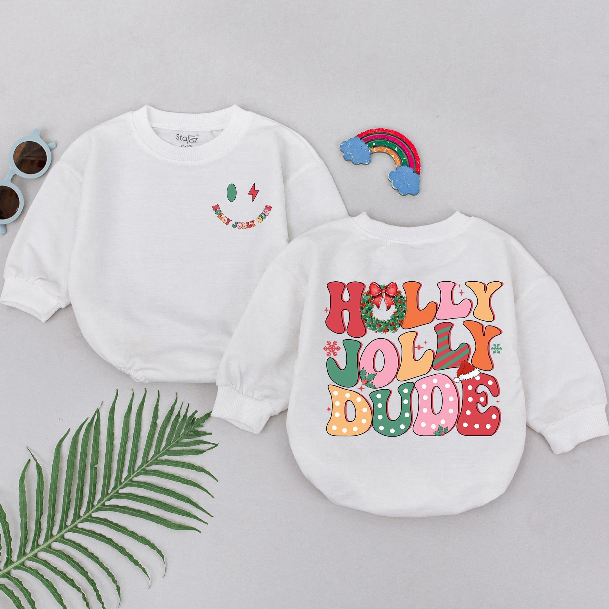Festive Baby Christmas Romper – Perfect Gift for 1st Holiday Joy