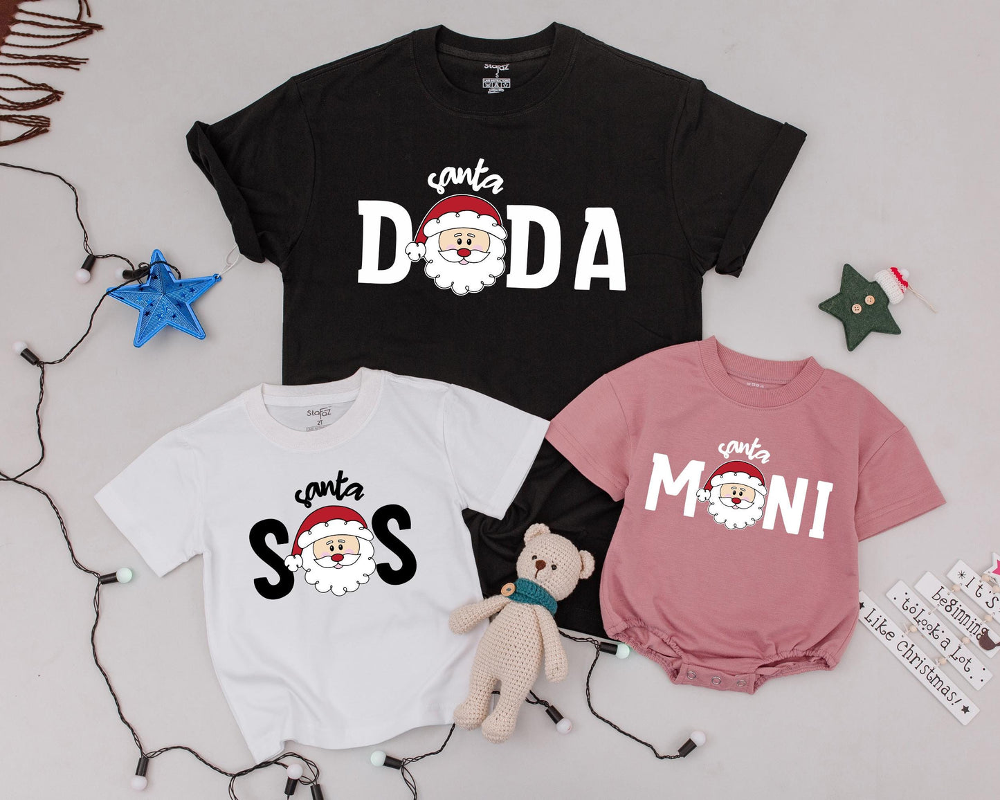 Personalized Vintage Christmas Family Shirts, Matching Holiday Outfit