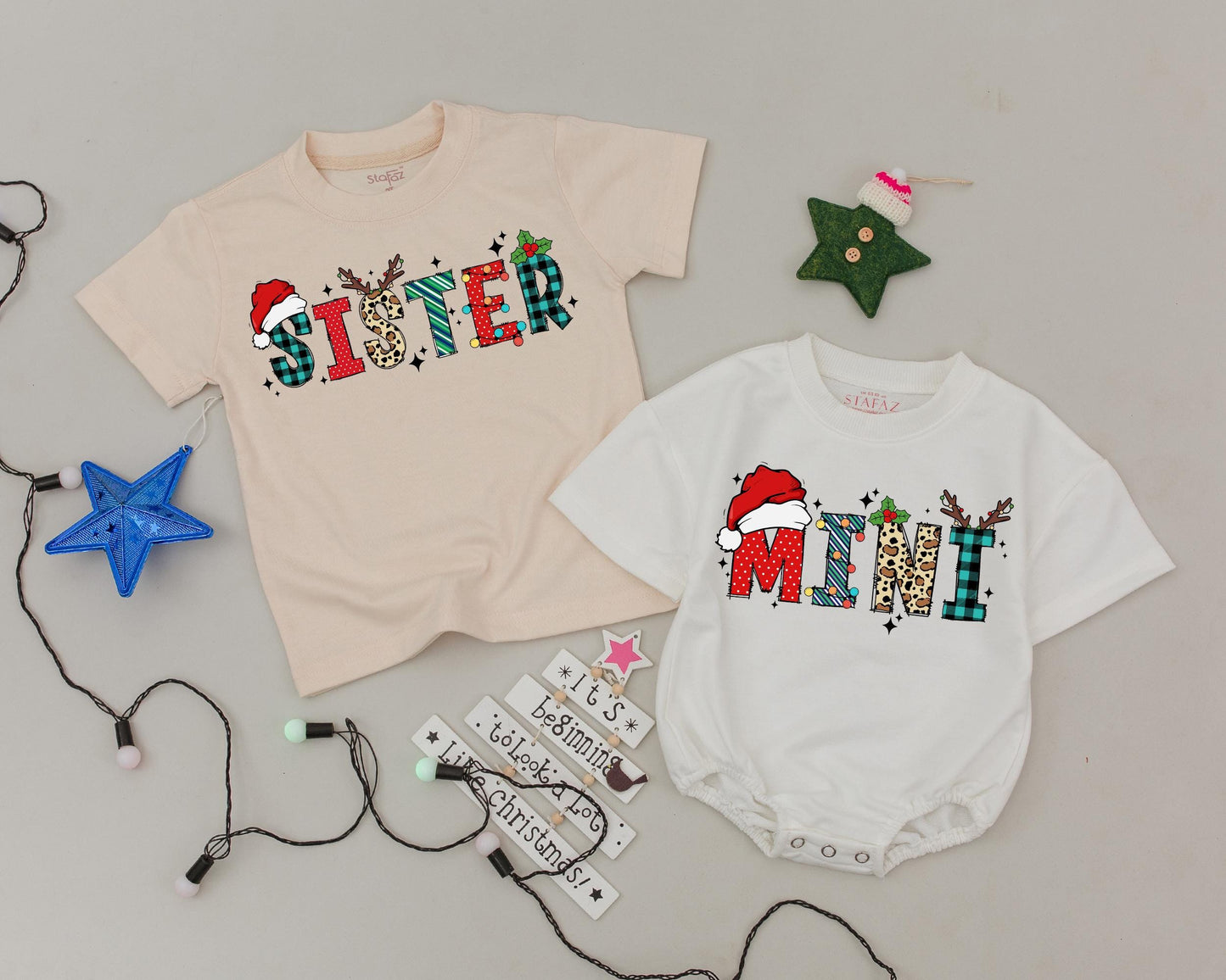 Personalized Vintage Christmas Shirts, Matching Family Holiday Outfits
