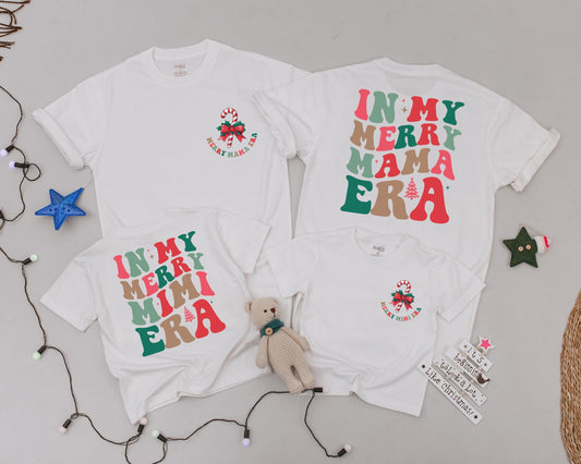 Groovy Vintage Christmas Shirts for Moms & Kids – Family Holiday Set