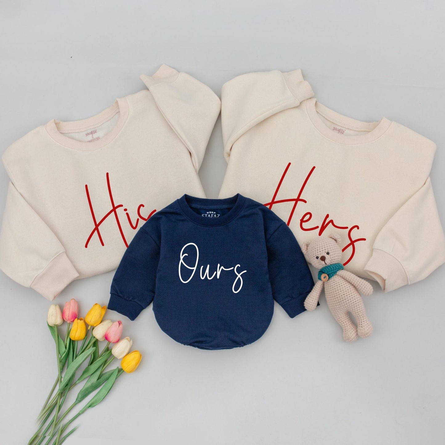 Matching Christmas Family Outfits: Mom, Dad, and Kids Sweaters