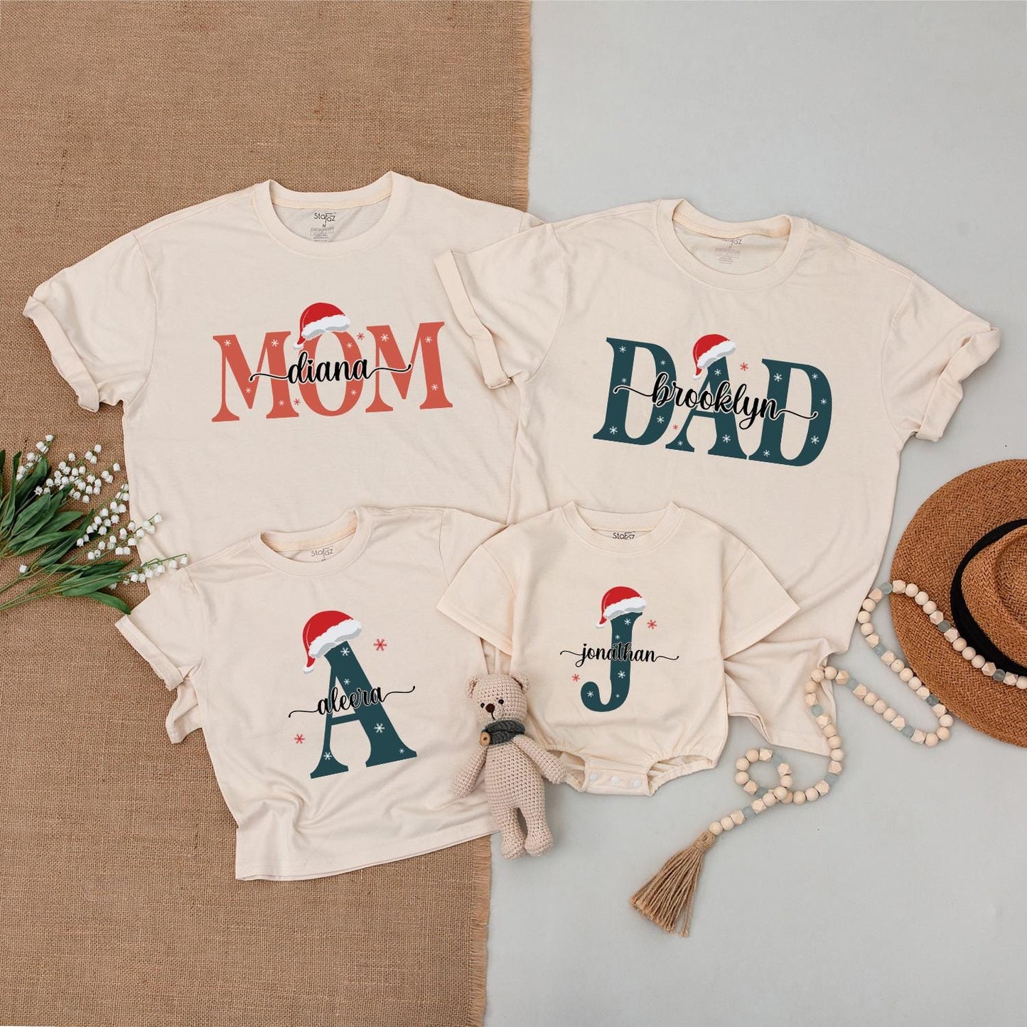 Festive Family Matching Outfits: Mom & Baby Christmas Shirts & Gifts