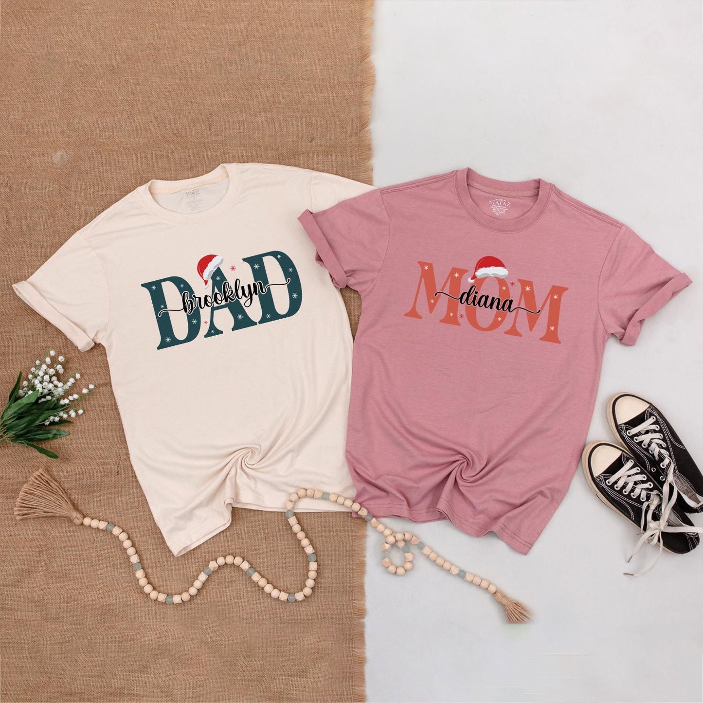 Festive Family Matching Outfits: Mom & Baby Christmas Shirts & Gifts