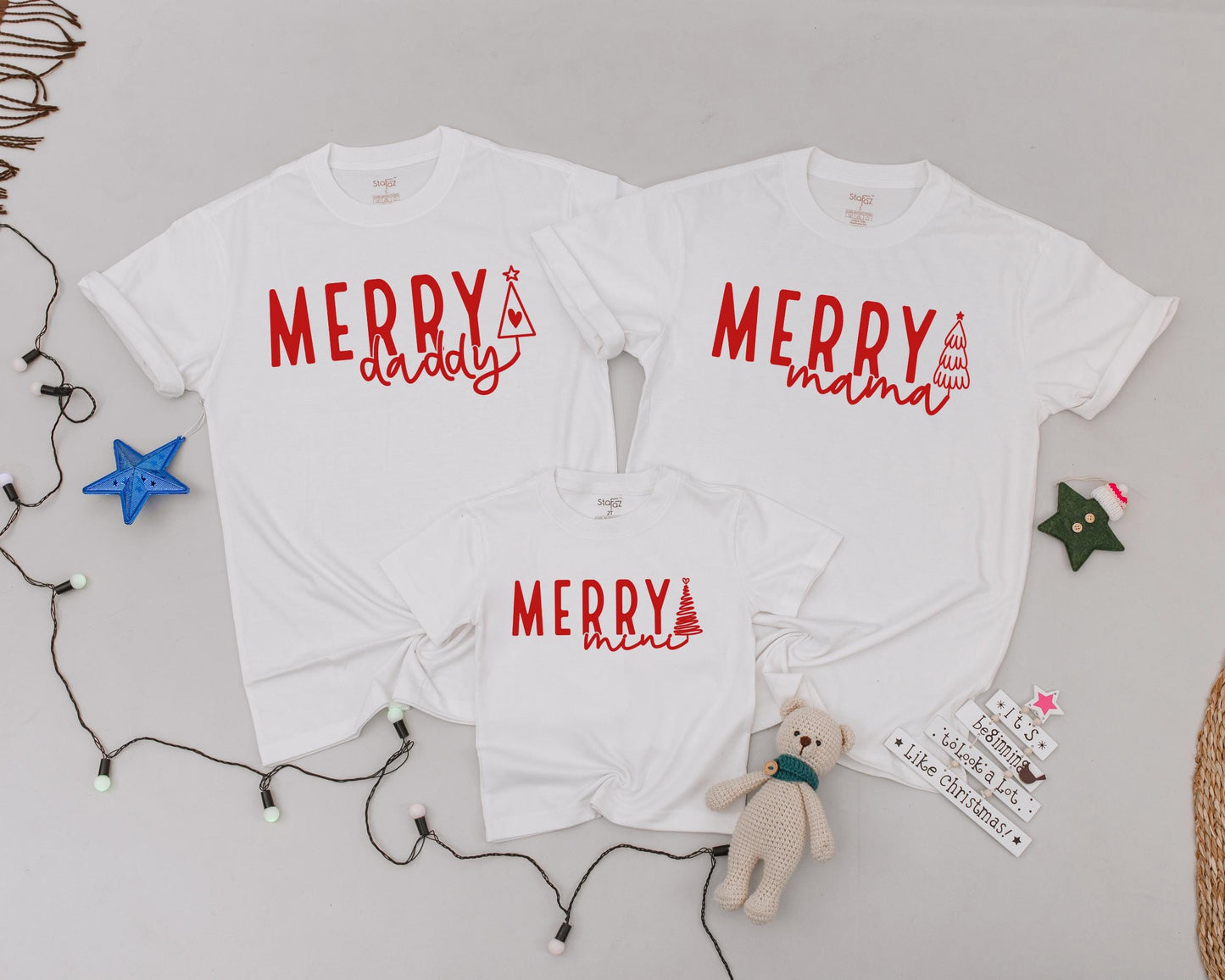Vintage Family Christmas Shirts, Matching PJs, Personalized Gifts