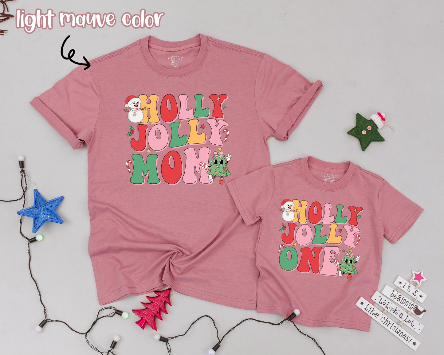 Personalized Vintage Christmas Shirts, Matching Family Holiday Outfits
