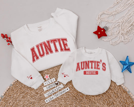 Auntie & Niece Christmas Sweaters - Matching Holiday Outfits