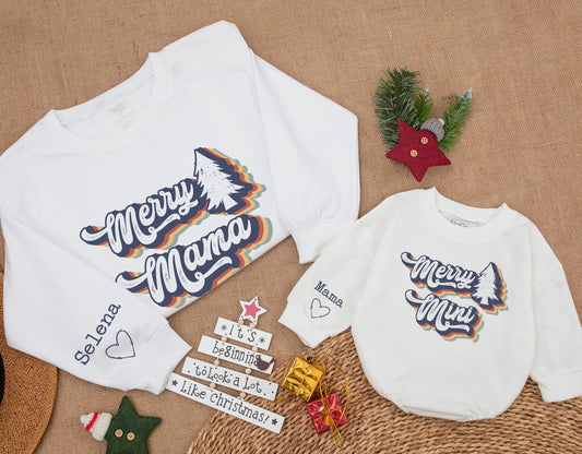 Mom and Mini Matching Sweaters - Perfect Christmas Family Outfit