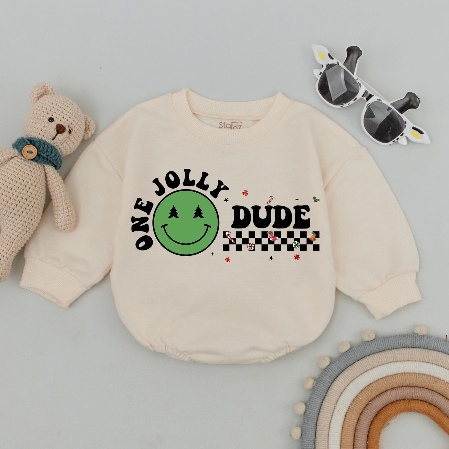 Festive Family Christmas Sweatshirt Set: One Jolly Dude & More