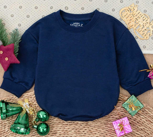 Stofa Z. Baby Romper Long Sleeve Cotton Bodysuit, Gender Neutral Coming Home Outfit, Minimalist Baby Shower Gift Bubble Romper Newborn Clothes 135 chars