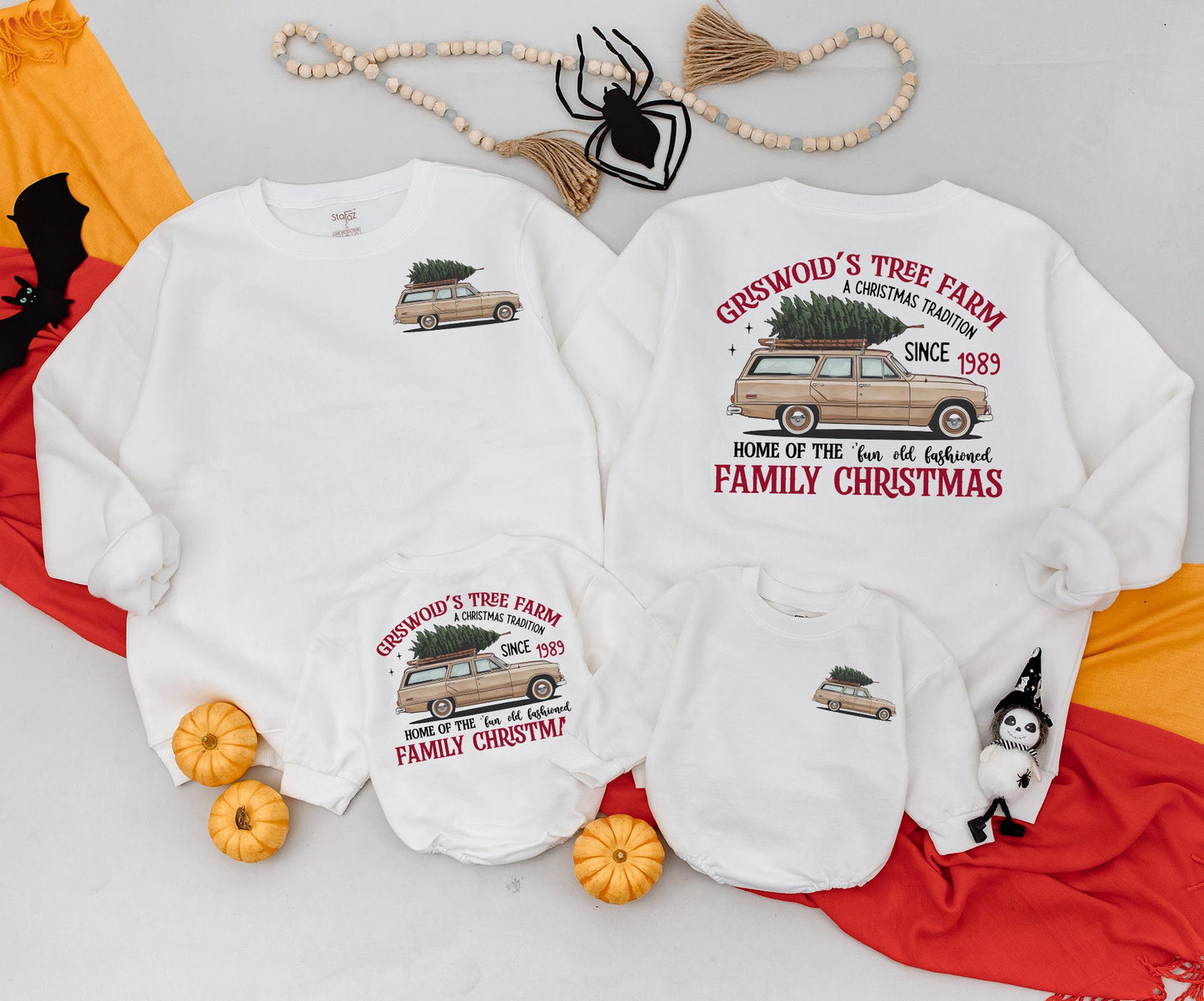 Griswold's Christmas Tree Farm Vintage Station Wagon Sweatshirt Family Tradition Cozy Christmas Gift