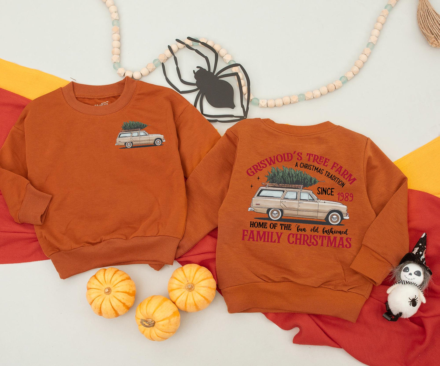 Griswold's Christmas Tree Farm Vintage Station Wagon Sweatshirt Family Tradition Cozy Christmas Gift