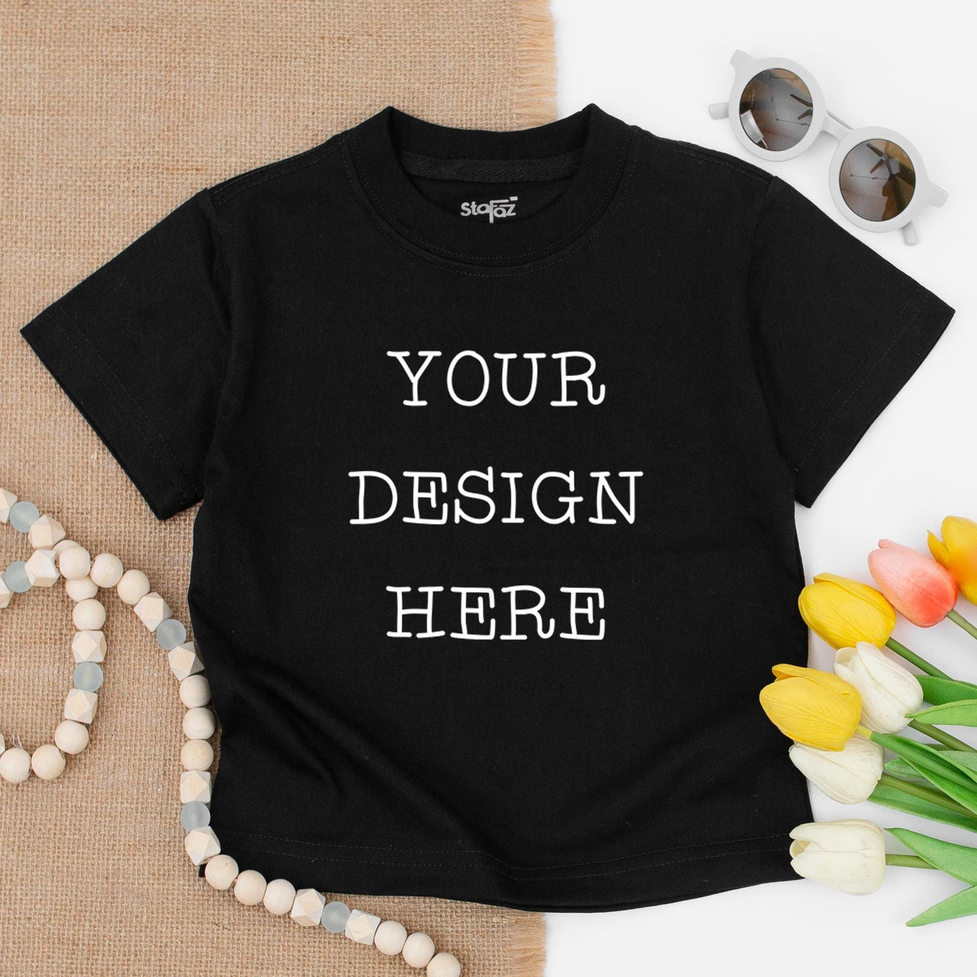 Custom Toddler Shirt with 'YOUR DESIGN HERE' Text Baby Gift, Baby Girl/Boy Clothes, Custom Design, Baby Shower Gift Idea