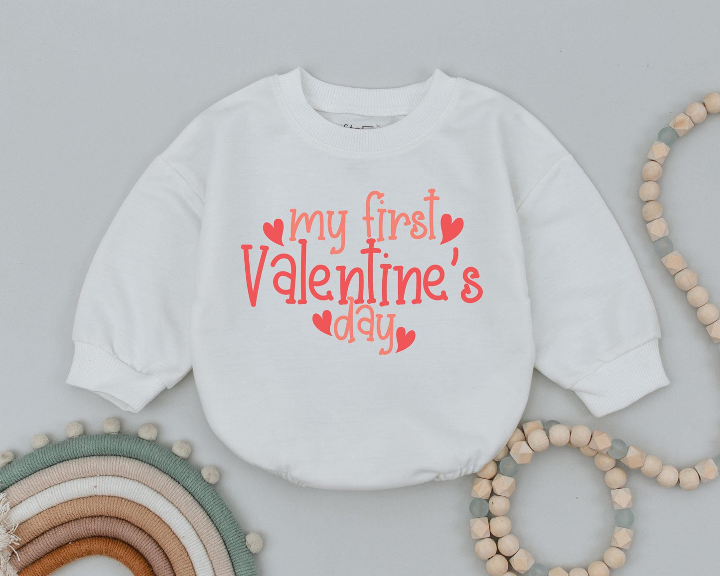 My First Valentine's Day Baby Romper Outfit Little Valentine Infant Bodysuit Valentines Baby Girl Boy Clothes Retro Kids Valentine Daddy's Valentine 139
