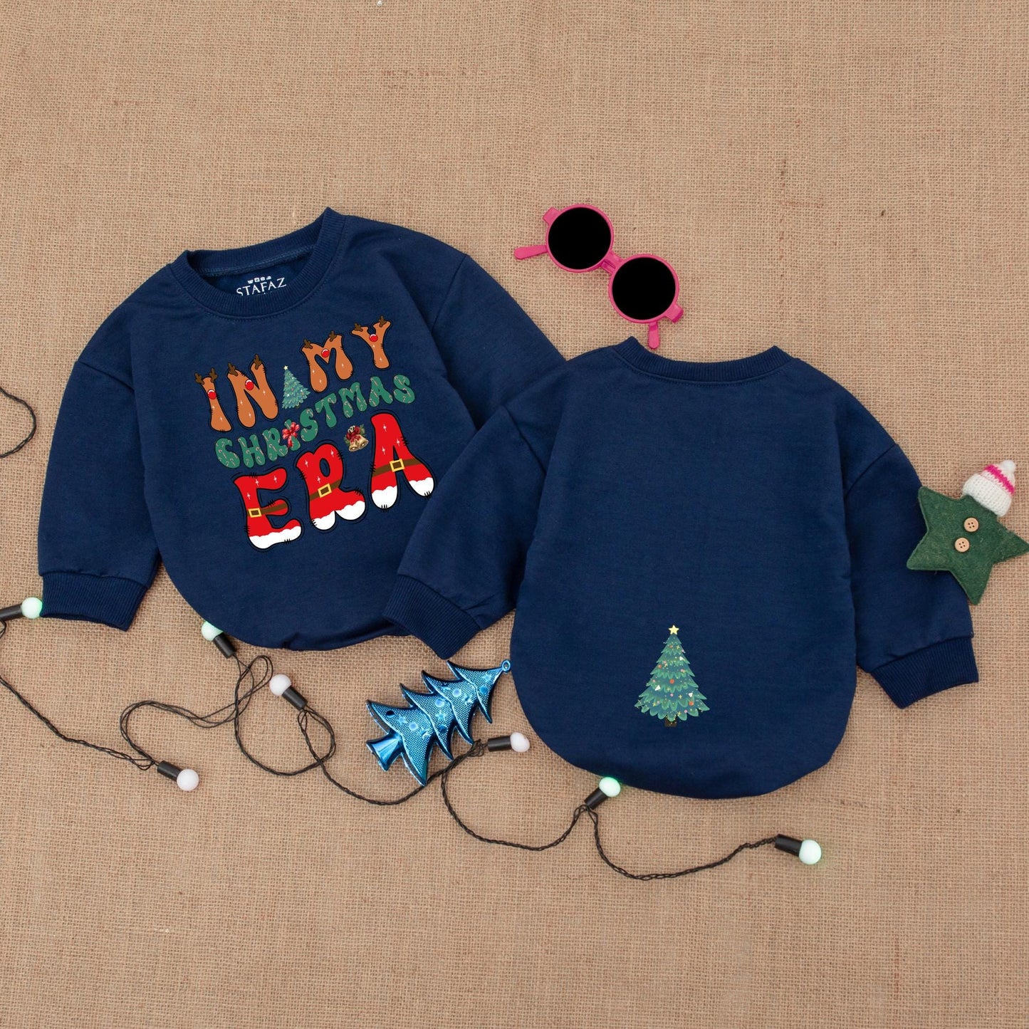 In My Christmas Era Baby Romper Bodysuit Festive Holiday Outfit, First Christmas Clothes, Christmas Tree, Soft Cotton, Perfect Baby Shower Gift 136