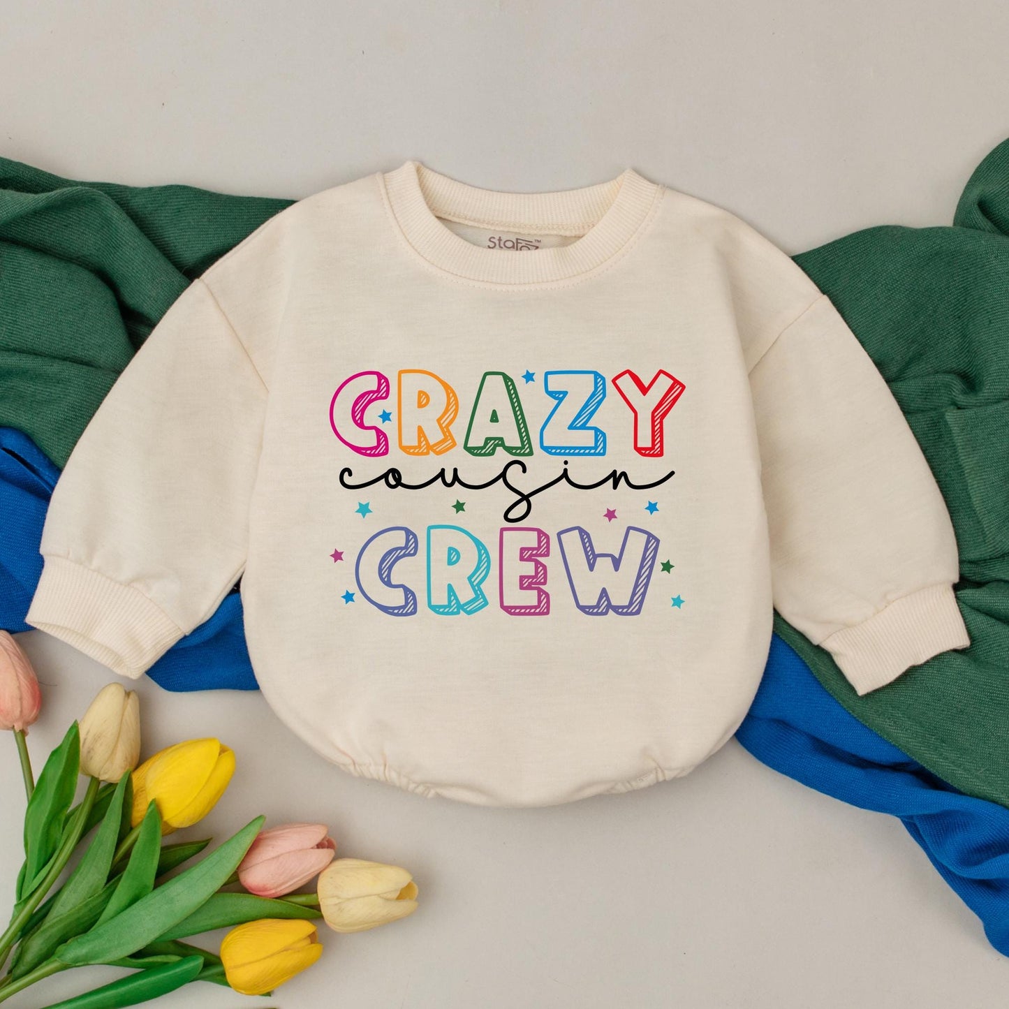 Crazy Cousin Crew Matching Outfits, Retro Bodysuit & Tee, Besties Gift, Cousin Squad Baby Shower, Toddler Shirts, Family Reunion
