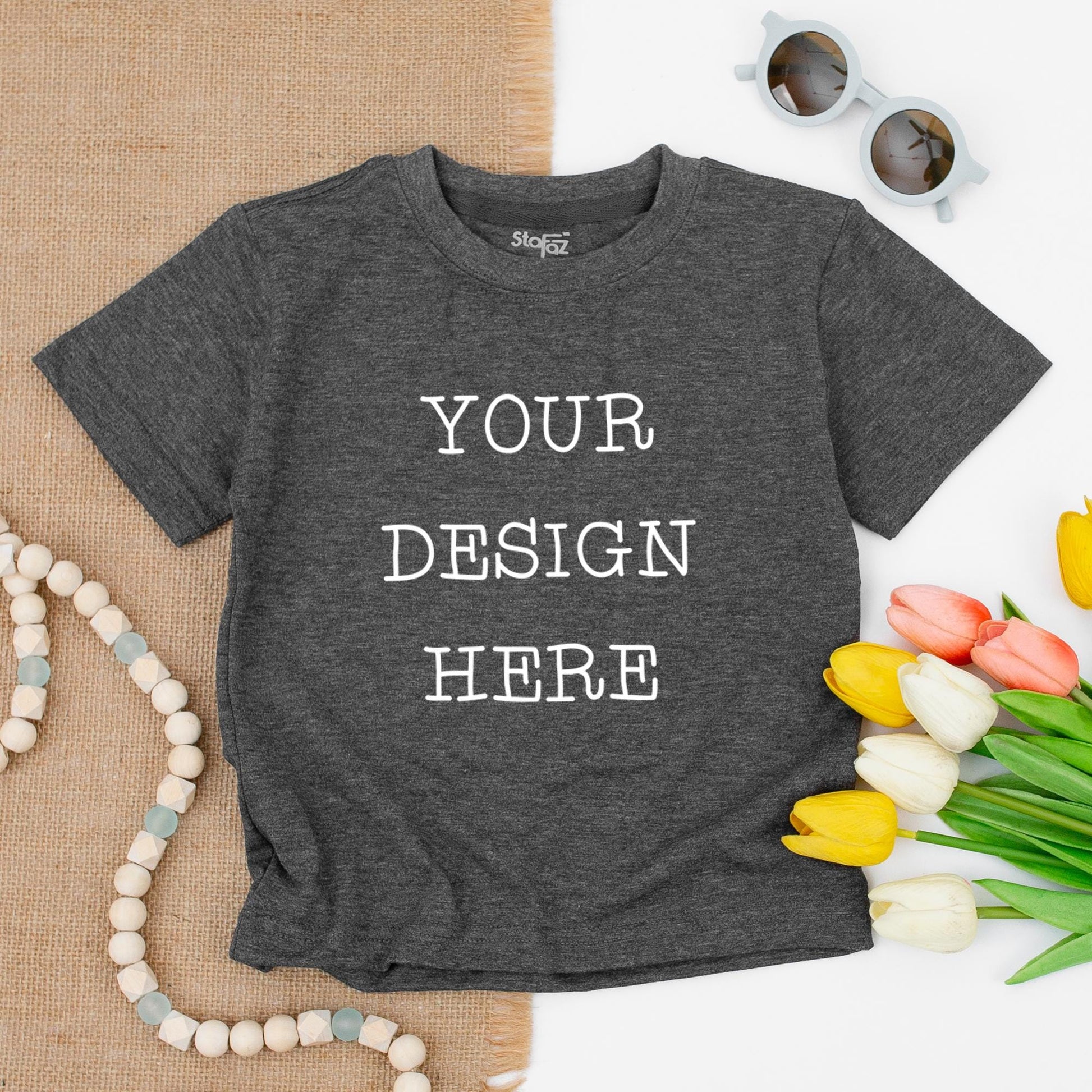 Custom Toddler Shirt with 'YOUR DESIGN HERE' Text Baby Gift, Baby Girl/Boy Clothes, Custom Design, Baby Shower Gift Idea