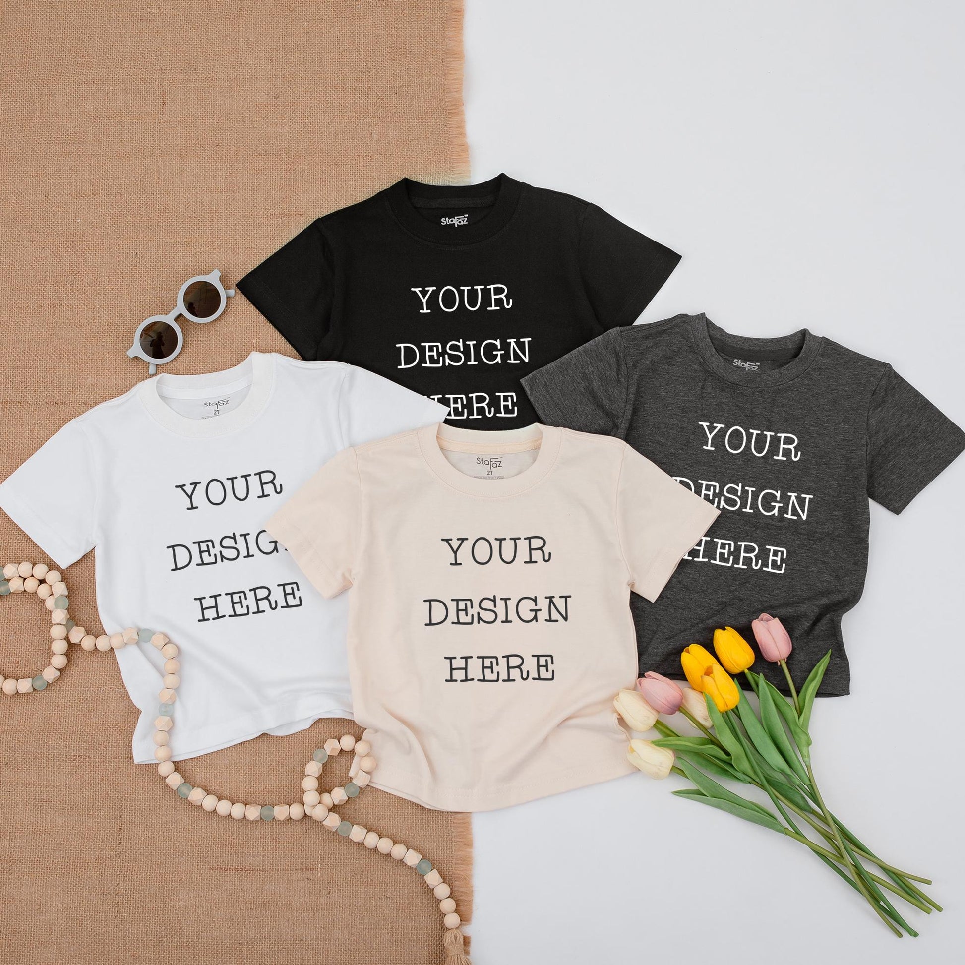 Custom Toddler Shirt with 'YOUR DESIGN HERE' Text Baby Gift, Baby Girl/Boy Clothes, Custom Design, Baby Shower Gift Idea