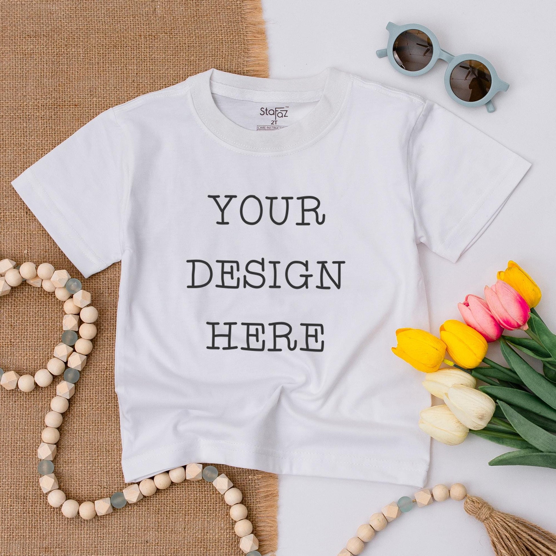 Custom Toddler Shirt with 'YOUR DESIGN HERE' Text Baby Gift, Baby Girl/Boy Clothes, Custom Design, Baby Shower Gift Idea