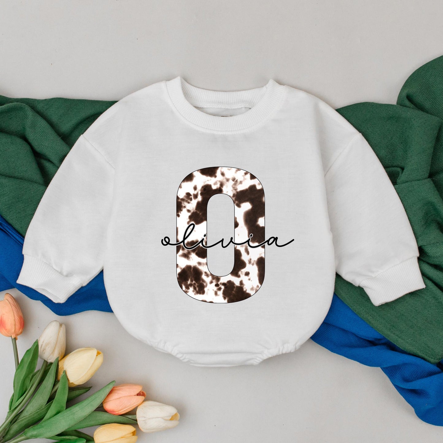 Personalized Cowboy Western Romper Custom Name Baby Shower Gift Going Home Outfit Infant Cowboy Baby Bodysuit