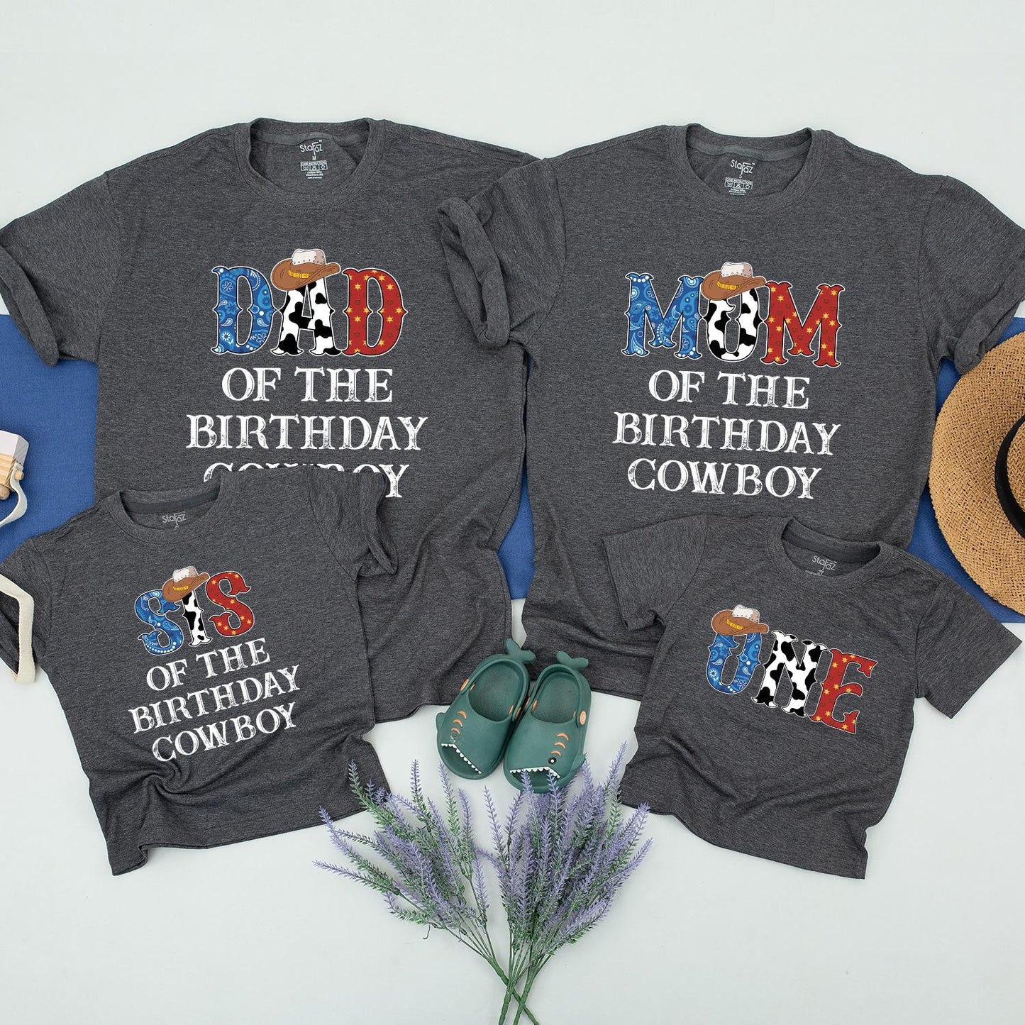 My First Rodeo Birthday Cowboy Shirt for Toddler Baby Boy or Girl Western Rodeo Theme Party Outfit
