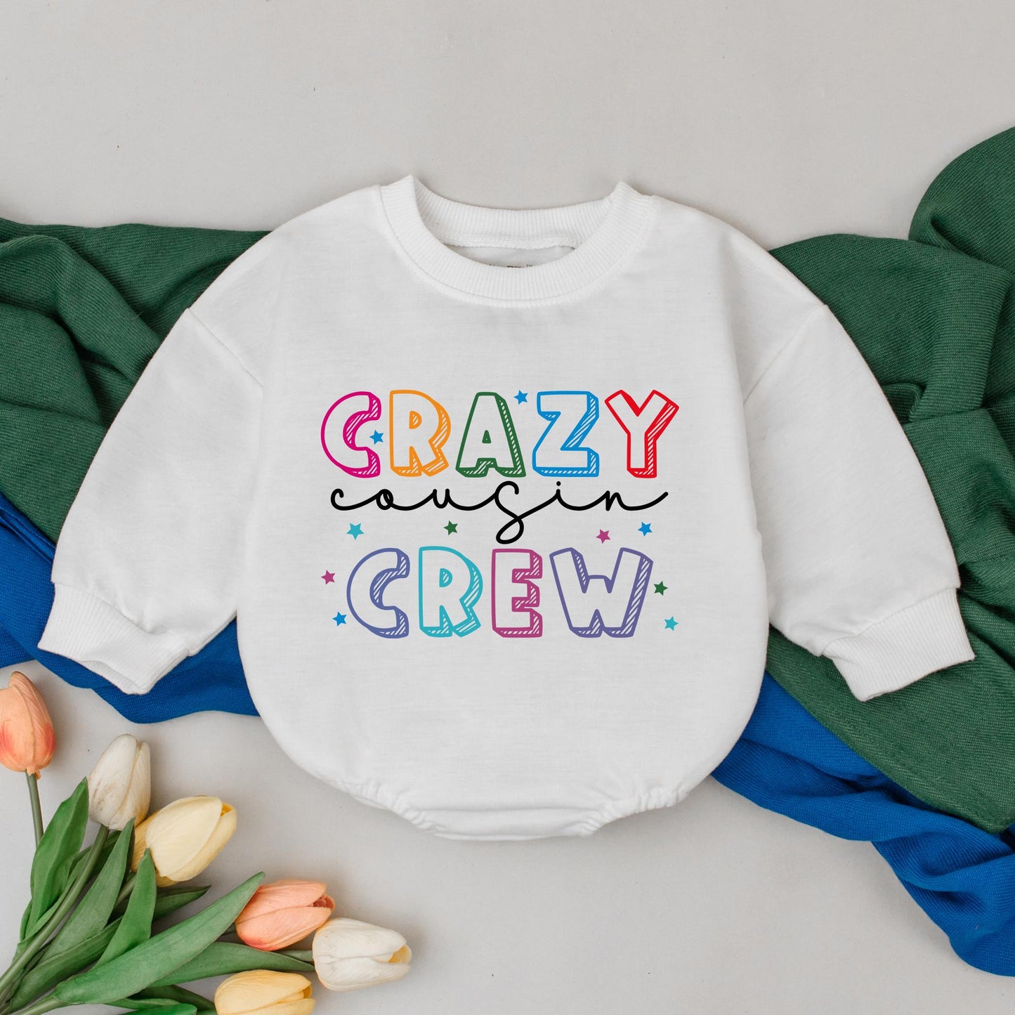 Crazy Cousin Crew Matching Outfits, Retro Bodysuit & Tee, Besties Gift, Cousin Squad Baby Shower, Toddler Shirts, Family Reunion